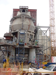Mill separator equipment installation on site